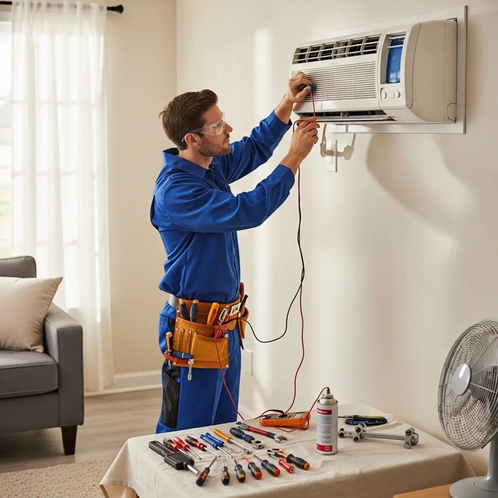Yenimahalle Goodman Goodman klima gaz dolumu ve bakım – Enerji verimliliği artırıldı. - Teknik servis örneği